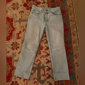 Rag and bone straight leg denim